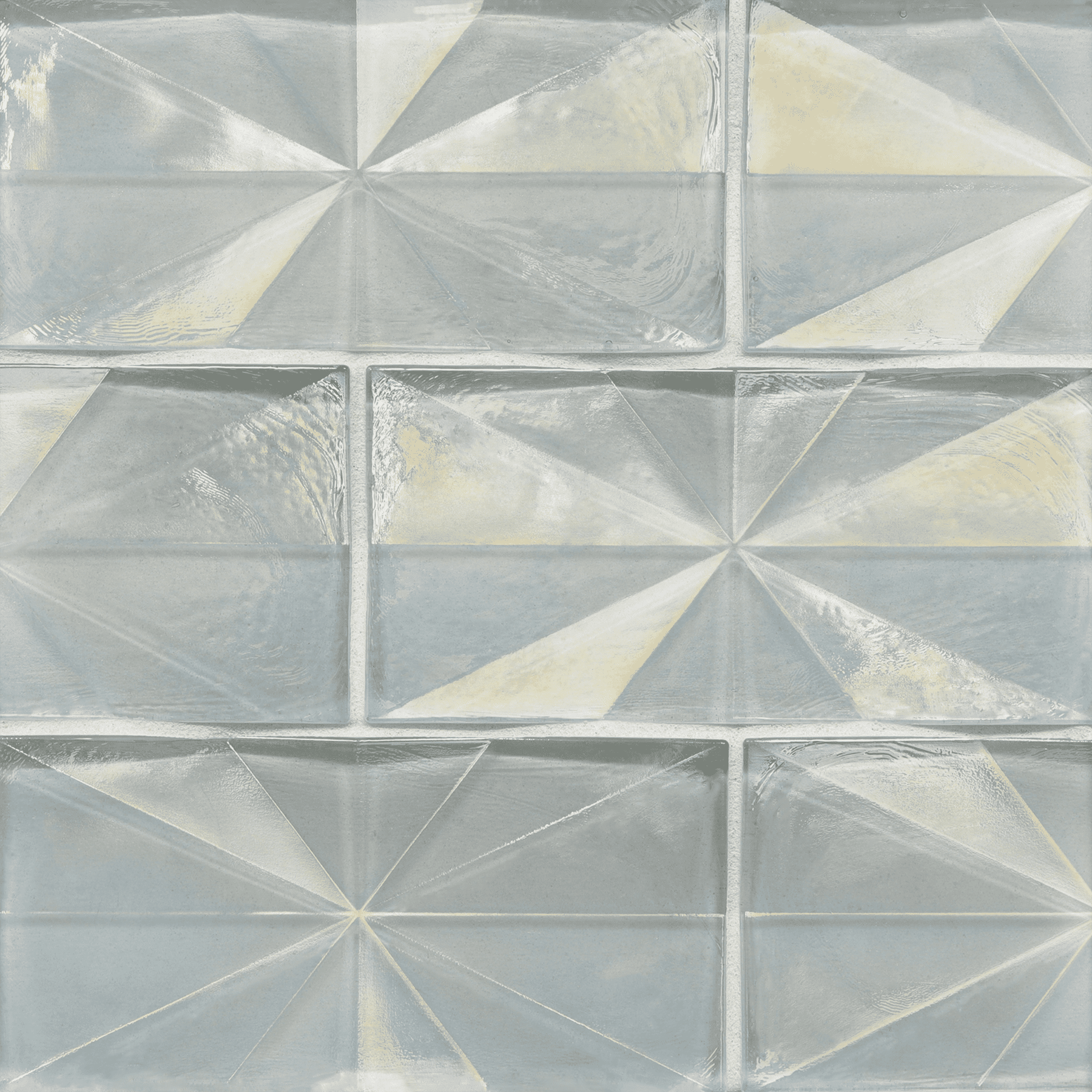 ORIGAMI FIELD: Clear Moxie Rectangle Field Tile (4"x8" | pearl)