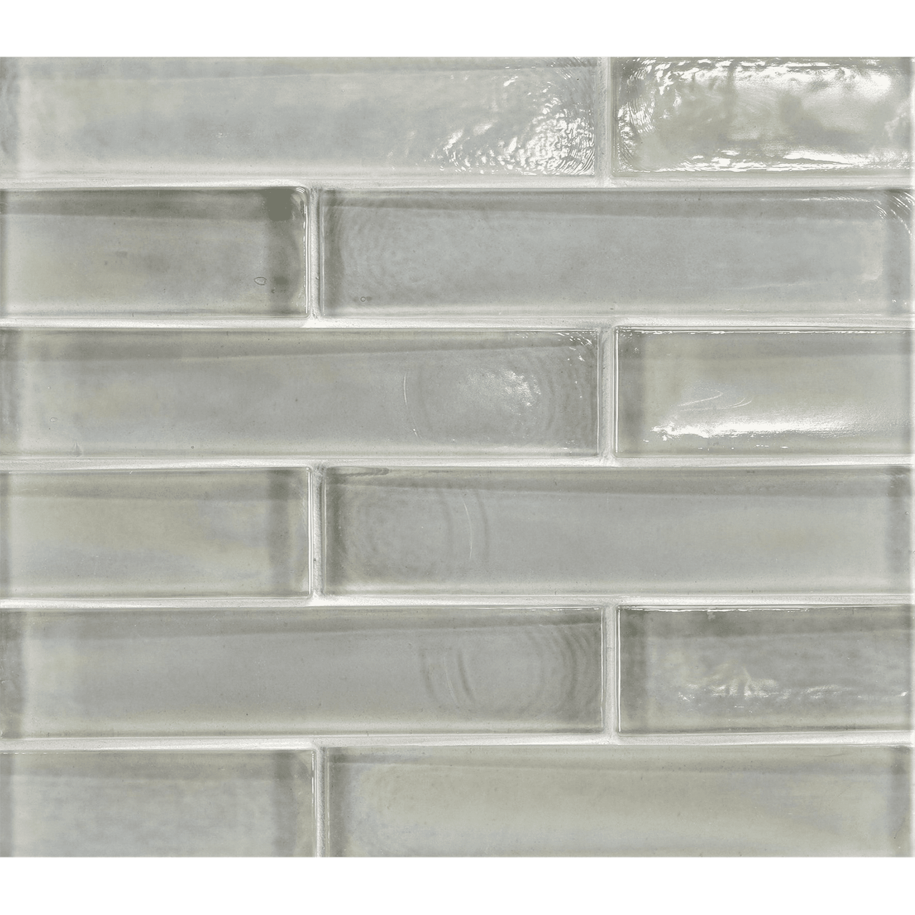 ORIGAMI FIELD: Crystal Elation Rectangle Field Tile (2"x8" | pearl)