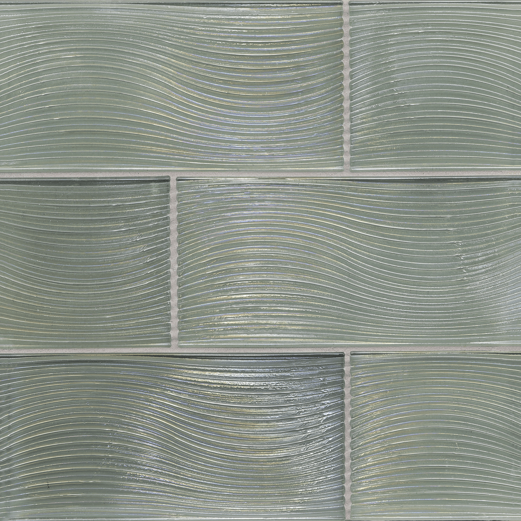 ORIGAMI FIELD: Silver Verve Rectangle Field Tile (4"x8" | pearl)