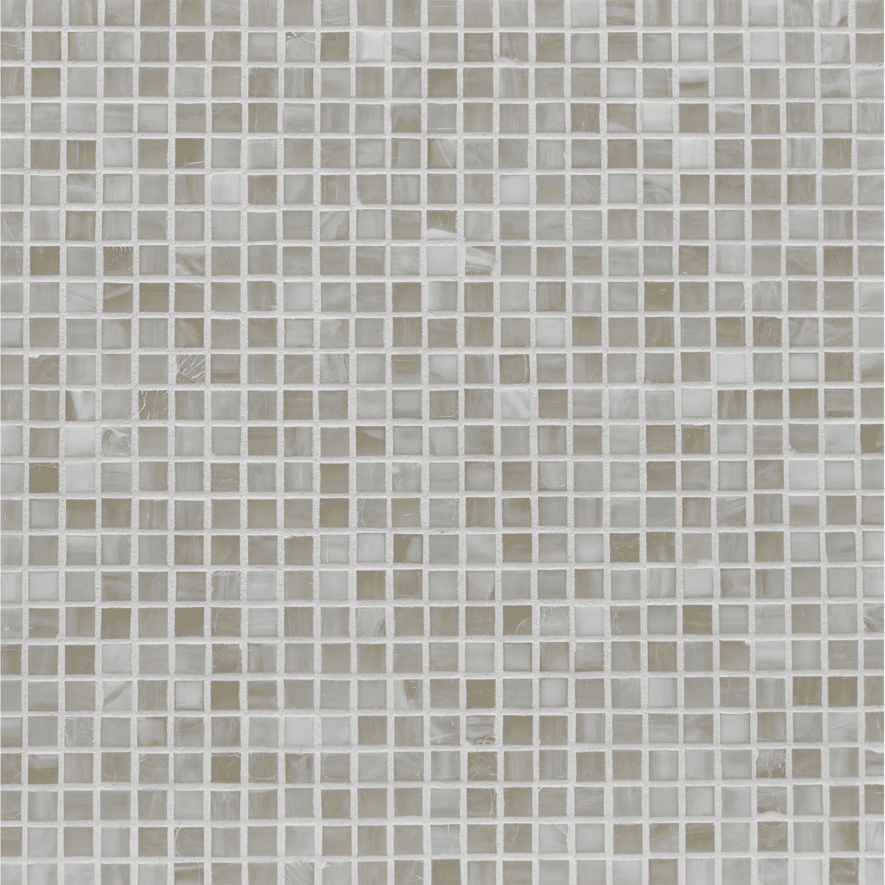 SHIBUI: Buff 0.5"x0.5" Straight Stack Field Mosaic (12.52"x12.52" | silk)
