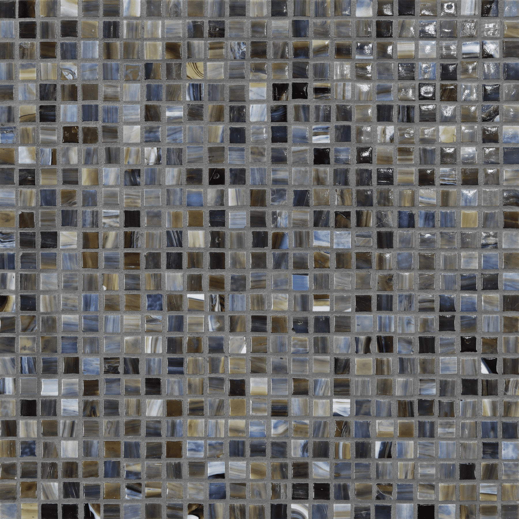 SHIBUI: Roman Earth 0.5"x0.5" Straight Stack Field Mosaic (12.52"x12.52" | natural)