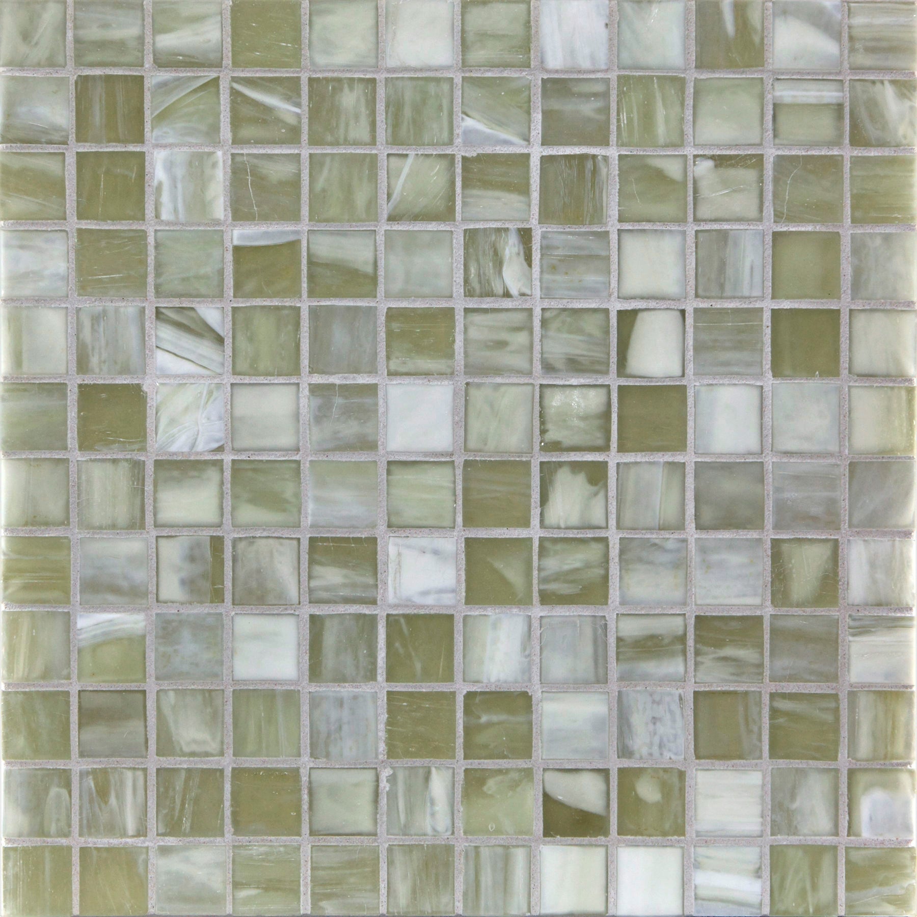 SHIBUI: Verte 1"x1" Straight Stack Field Mosaic (12.51"x12.51" | silk)