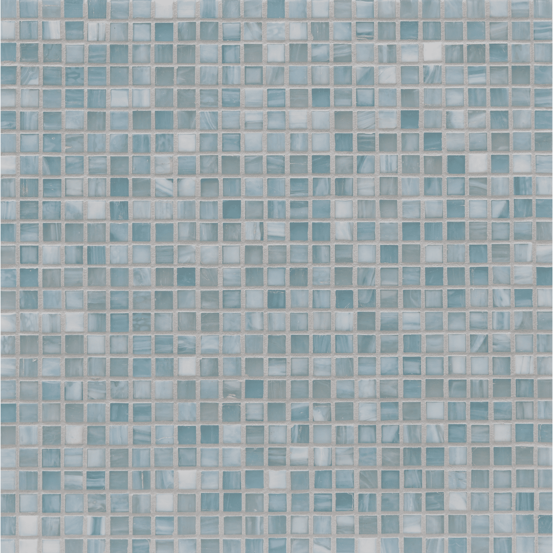 SHIBUI: Zinc 0.5"x0.5" Straight Stack Field Mosaic (12.52"x12.52" | silk)