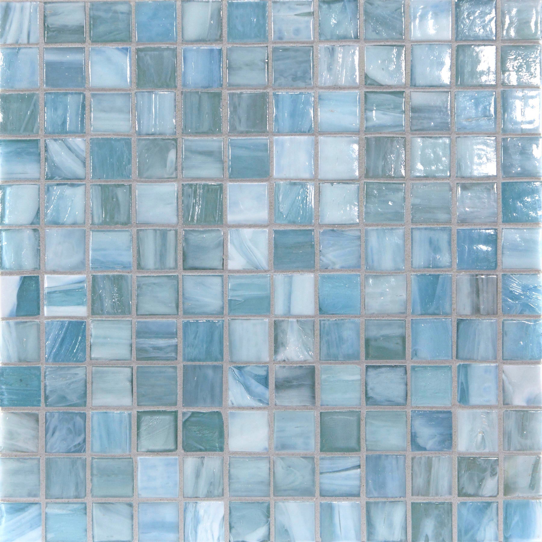 SHIBUI: Zinc 1"x1" Straight Stack Field Mosaic (12.51"x12.51" | natural)