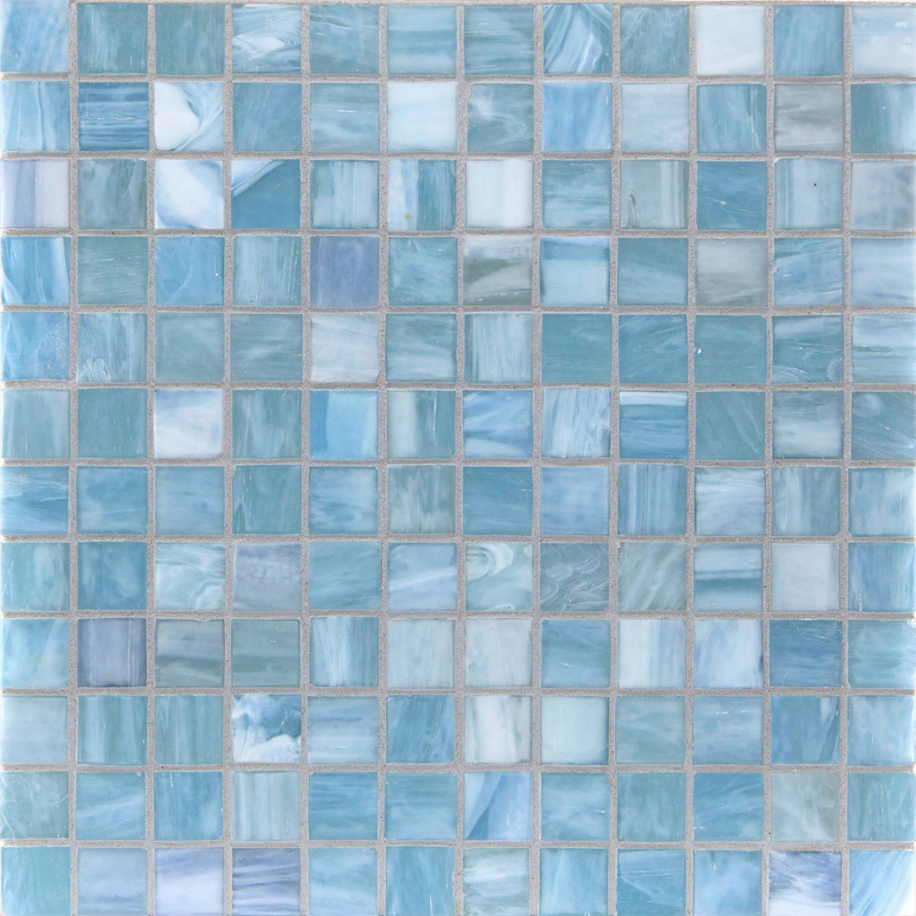 SHIBUI: Zinc 1"x1" Straight Stack Field Mosaic (12.51"x12.51" | silk)