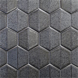 SHINJU: Cape Pearl Crest Hexagonal Field Mosaic (10.13"x11.74" | semi glossy)
