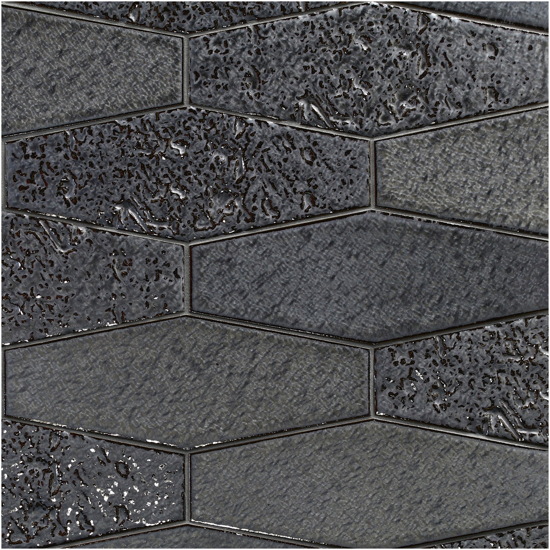 SHINJU: Cape Pearl Reef Elongated Hexagon Field Tile (3 1/2"x9 1/2" | semi glossy)