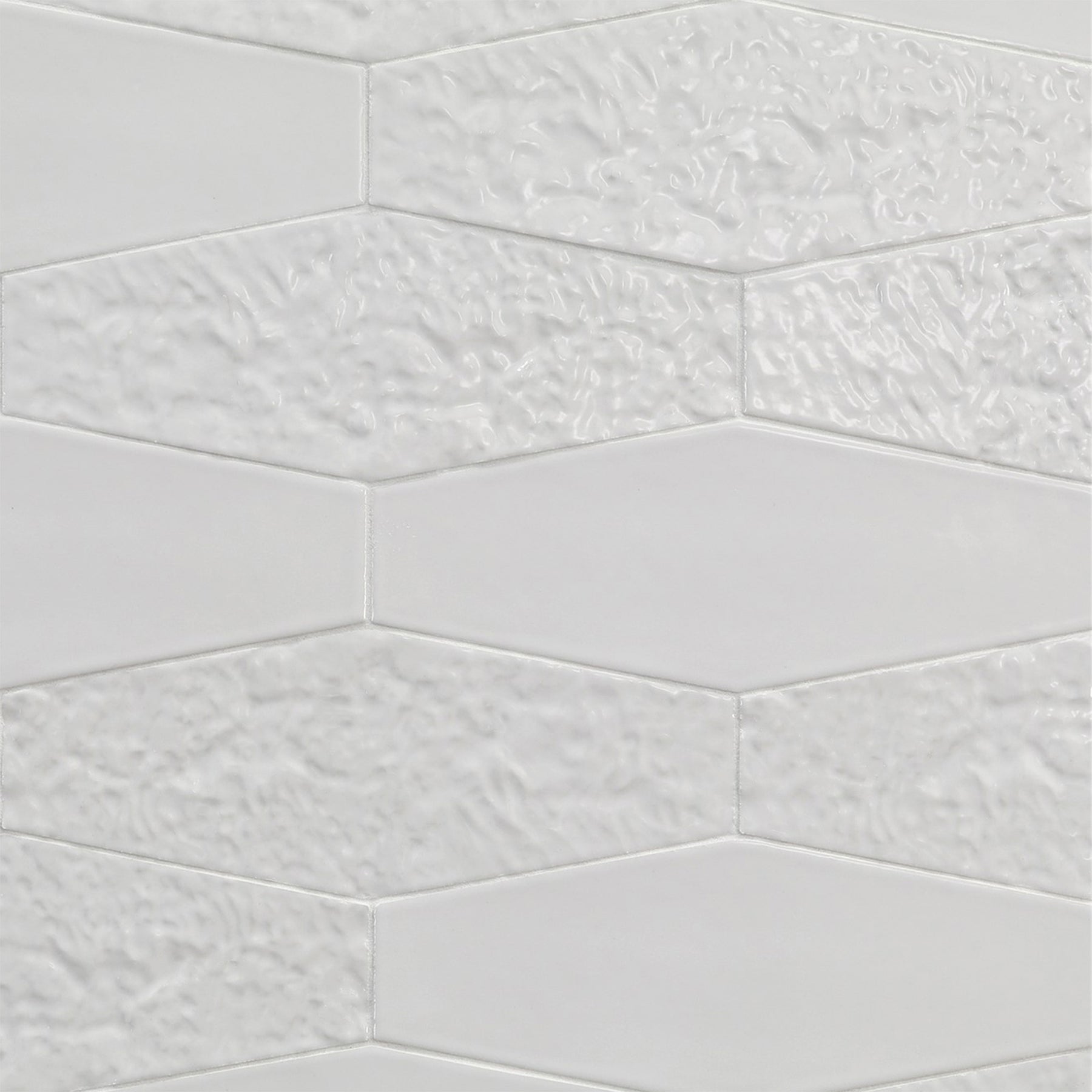 SHINJU: Kumamoto Reef Elongated Hexagon Field Tile (3 1/2"x9 1/2" | semi glossy)