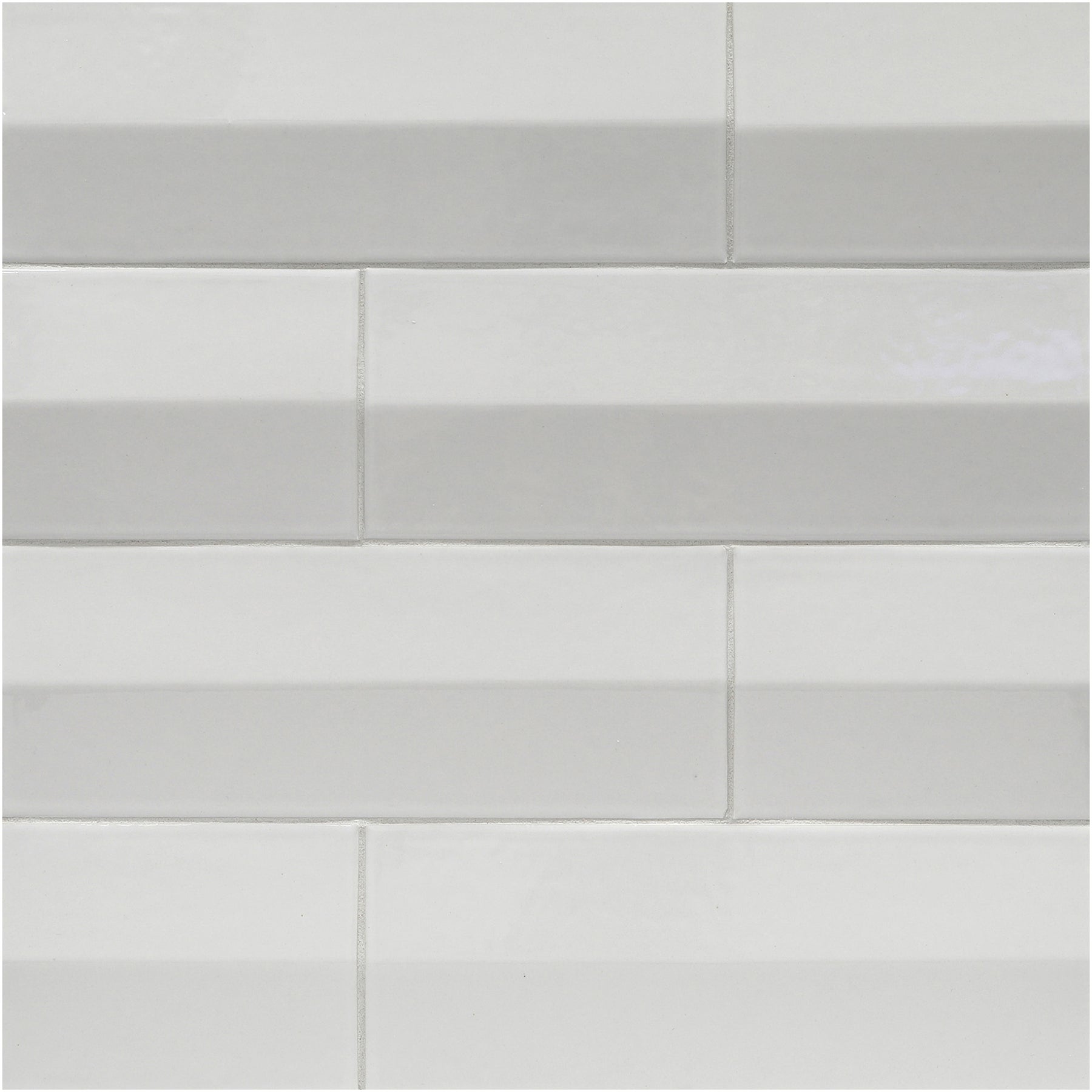 SHINJU MIRAI: Kushi Tent Rectangle Field Tile (3 1/2"x9 1/2" | glossy)