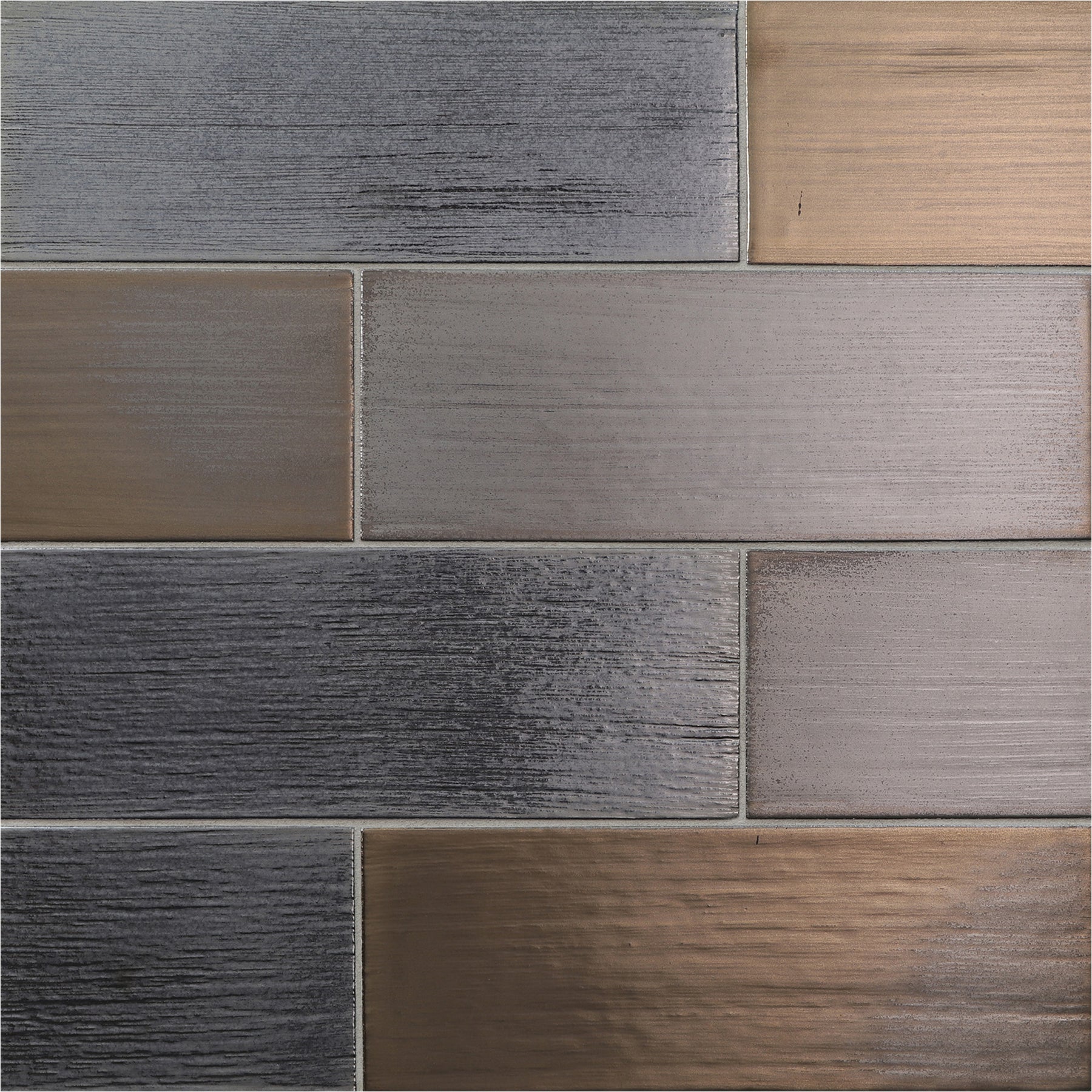 SHINJU MIRAI: Pacific Zen Garden Rectangle Field Tile (3 1/2"x9 1/2" | glossy)