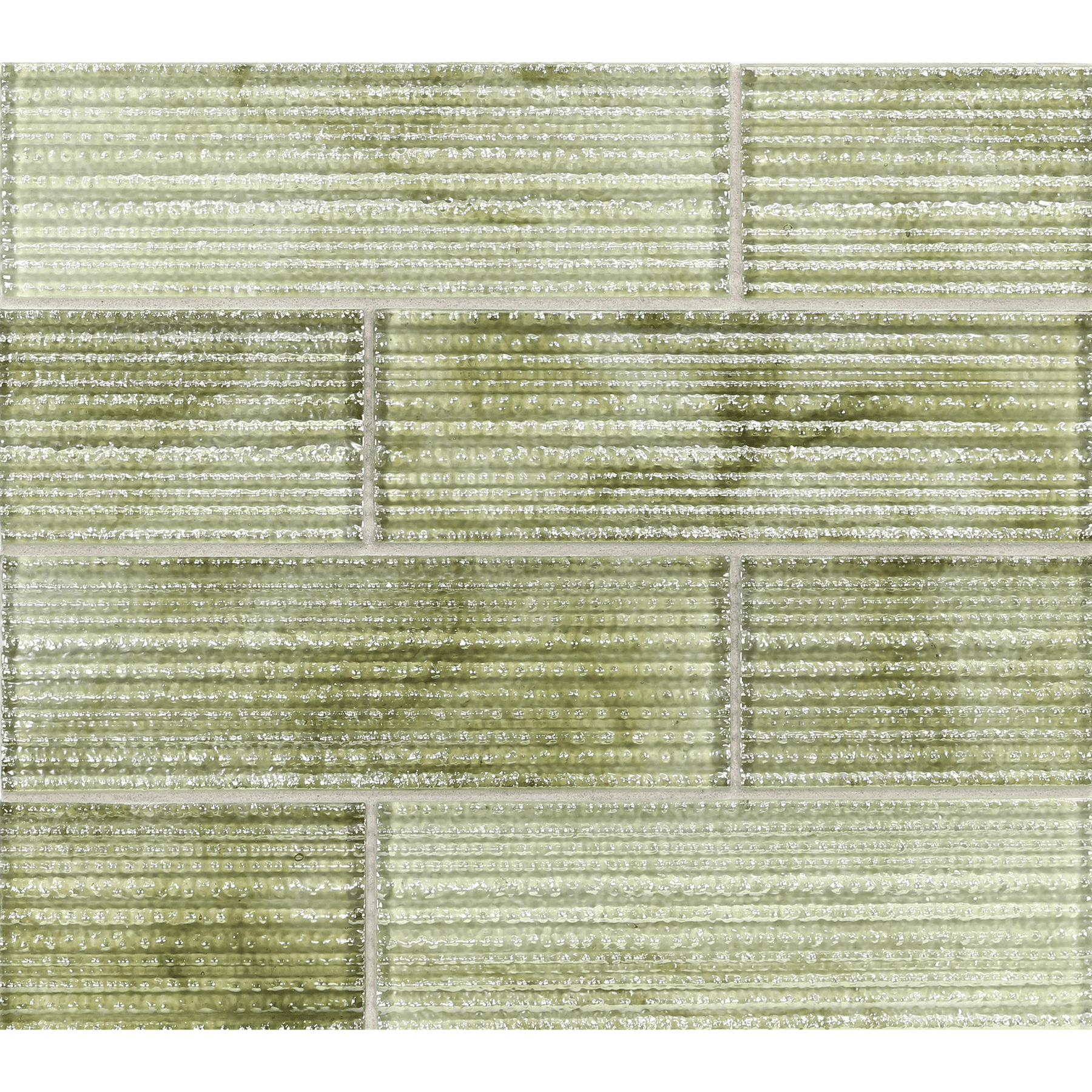 SONARE: Herb Garden Sonic Rectangle Field Tile (3"x9" | pearl)