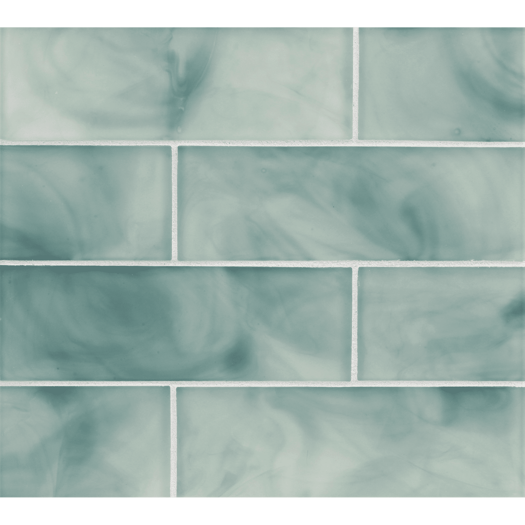 SONARE: Seafoam Tone Rectangle Field Tile (3"x9" | silk)
