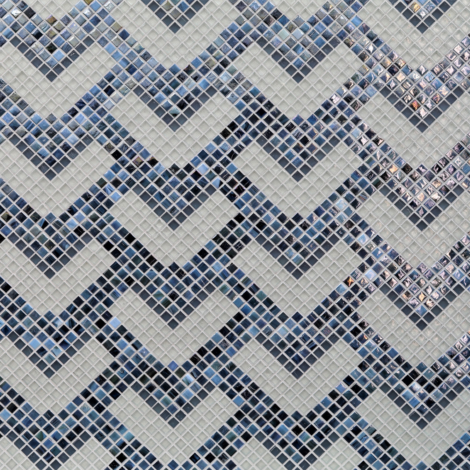 TEXTILE: Blue Stone Normandie Straight Stack Field Mosaic (5.99"x9.89" | mixed)