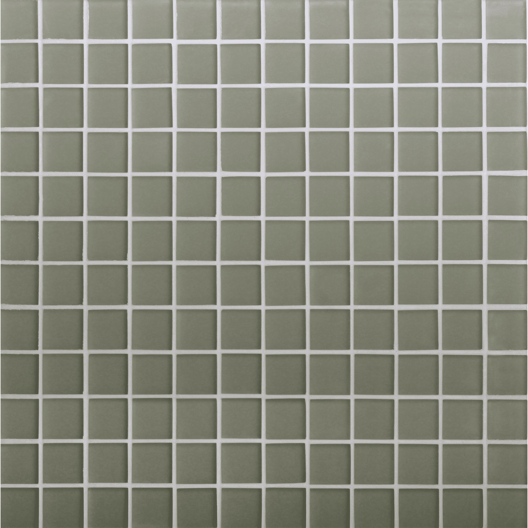 TOMEI: Ascot Mint 1"x1" Straight Stack Field Mosaic (12.57"x12.57" | silk)