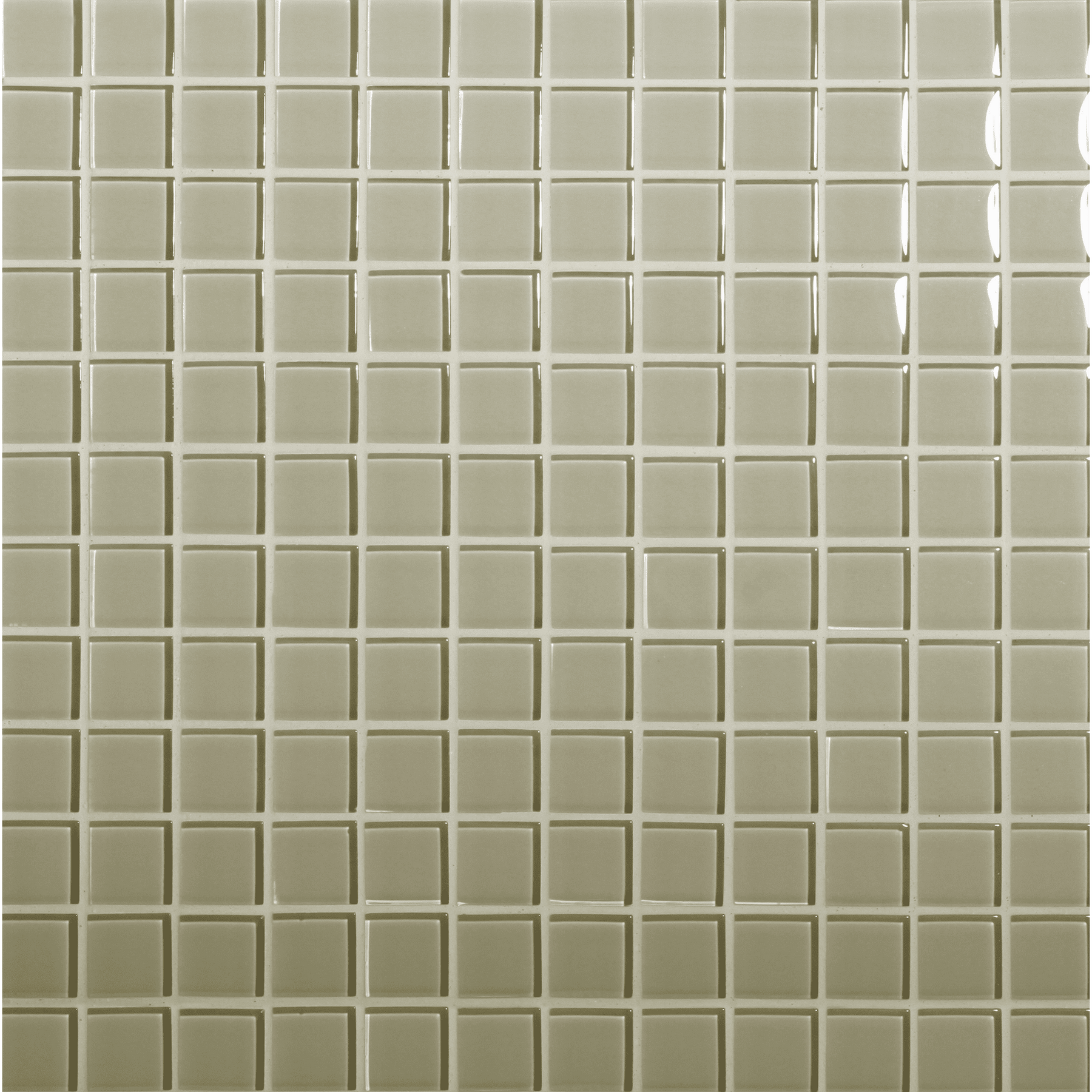 TOMEI: Cloth 1"x1" Straight Stack Field Mosaic (12.57"x12.57" | natural)