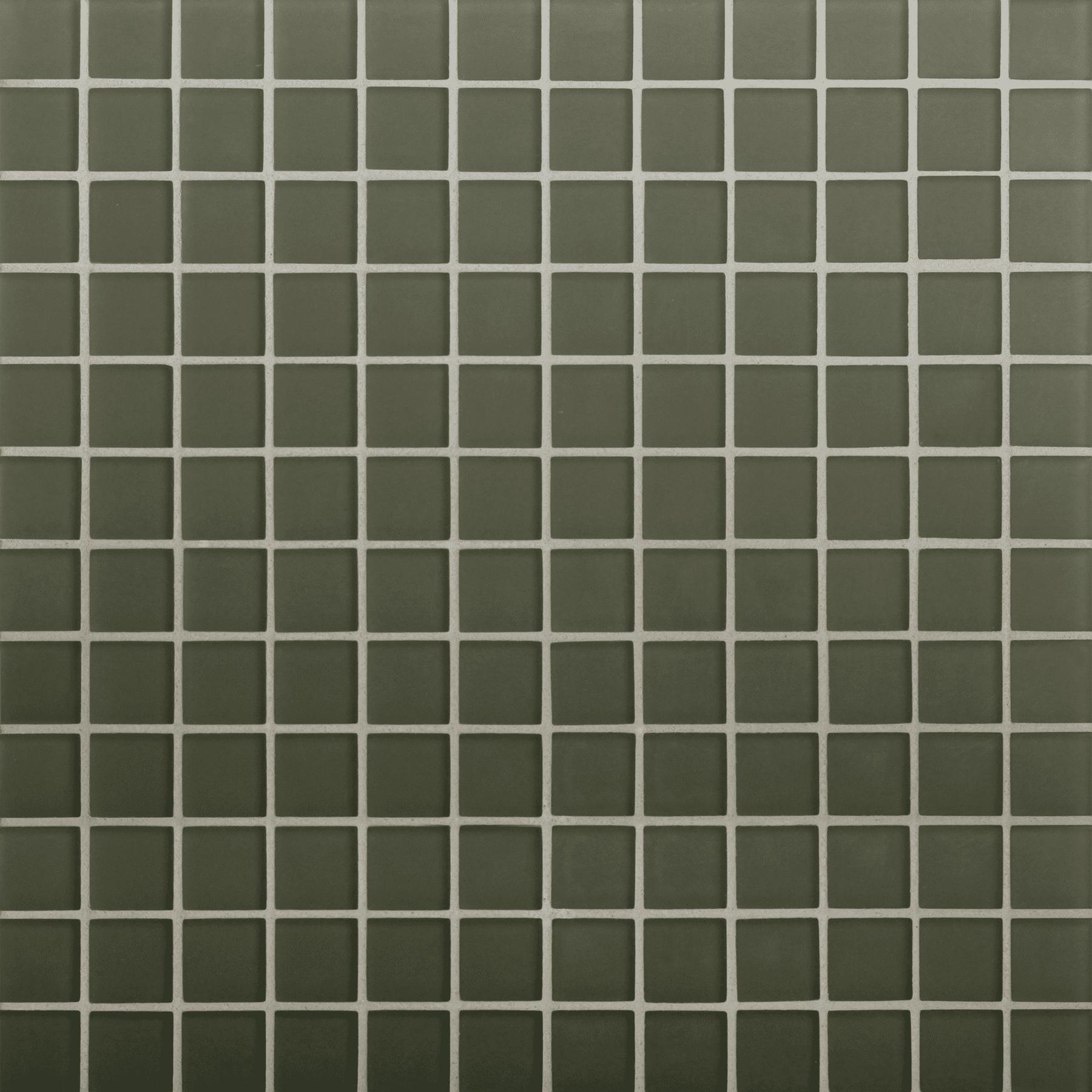 TOMEI: Evergreen 1"x1" Straight Stack Field Mosaic (12.57"x12.57" | silk)