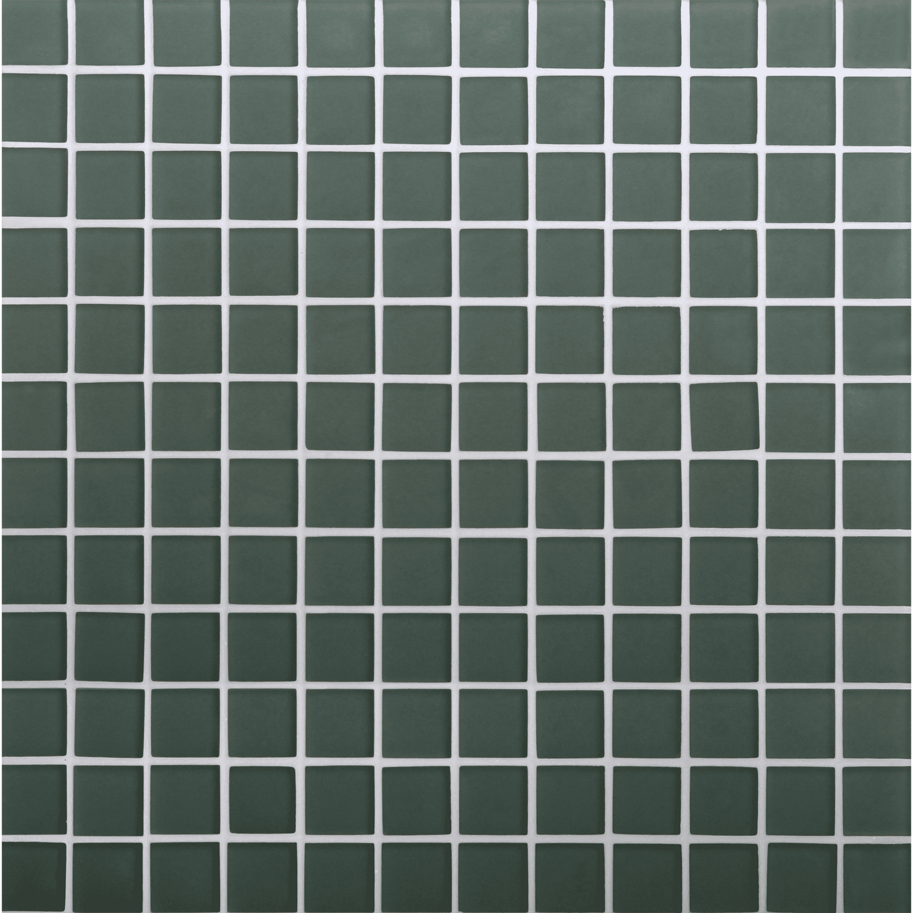 TOMEI: Woodland Green 1"x1" Straight Stack Field Mosaic (12.57"x12.57" | silk)