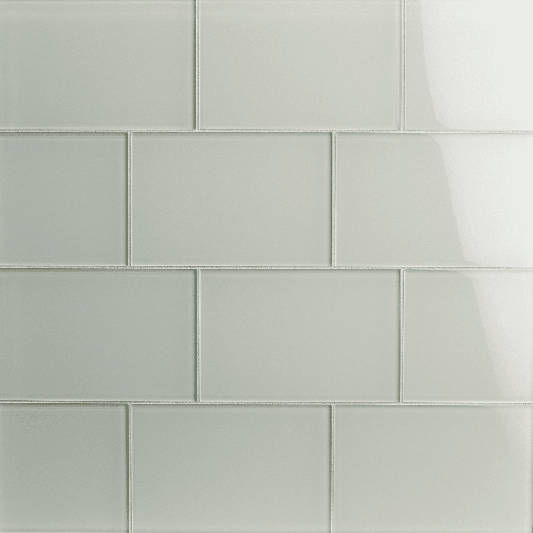 TOMEI MODULES: Frost Green Rectangle Field Tile (6"x9" | natural)