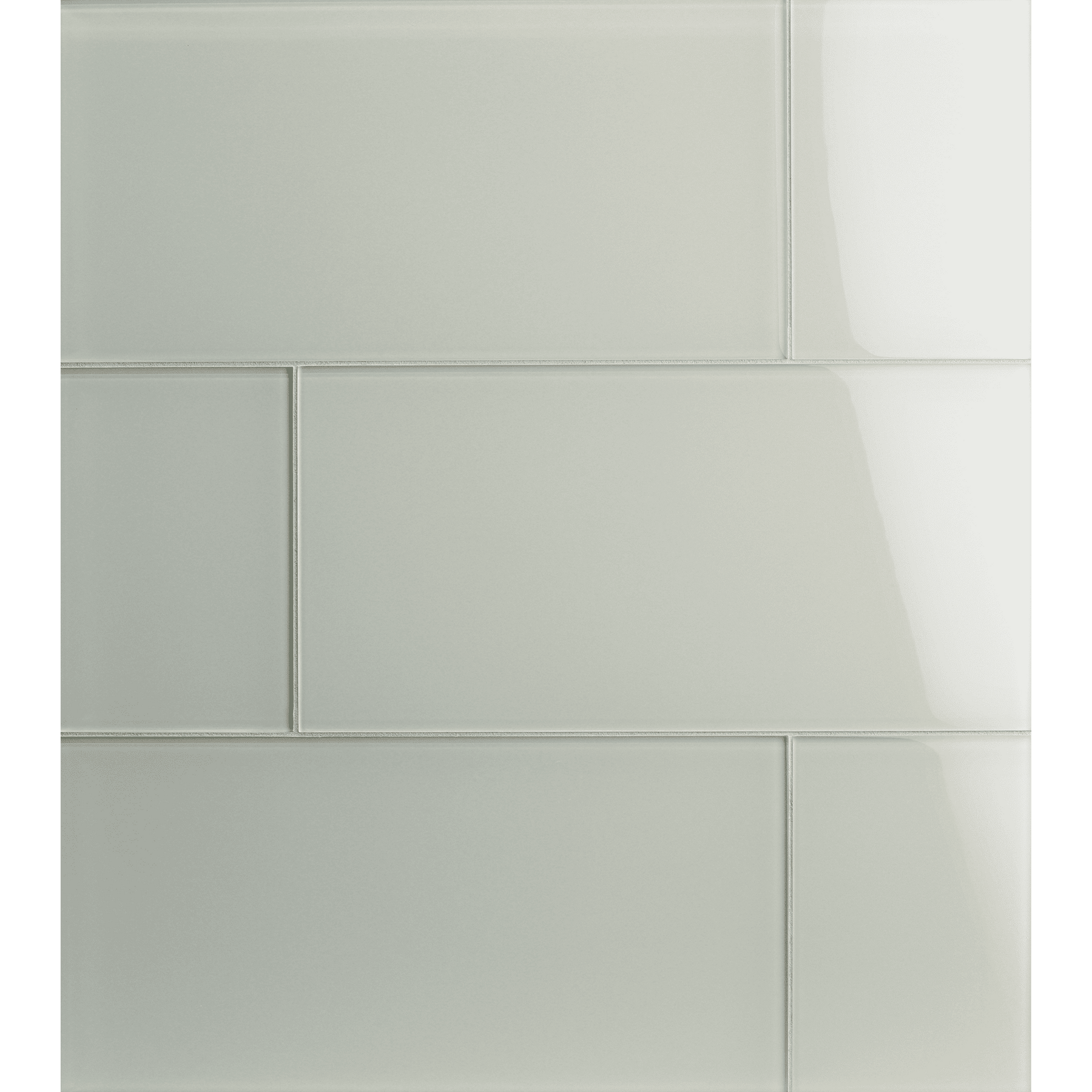 TOMEI MODULES: Frost Green Rectangle Field Tile (9"x18" | natural)