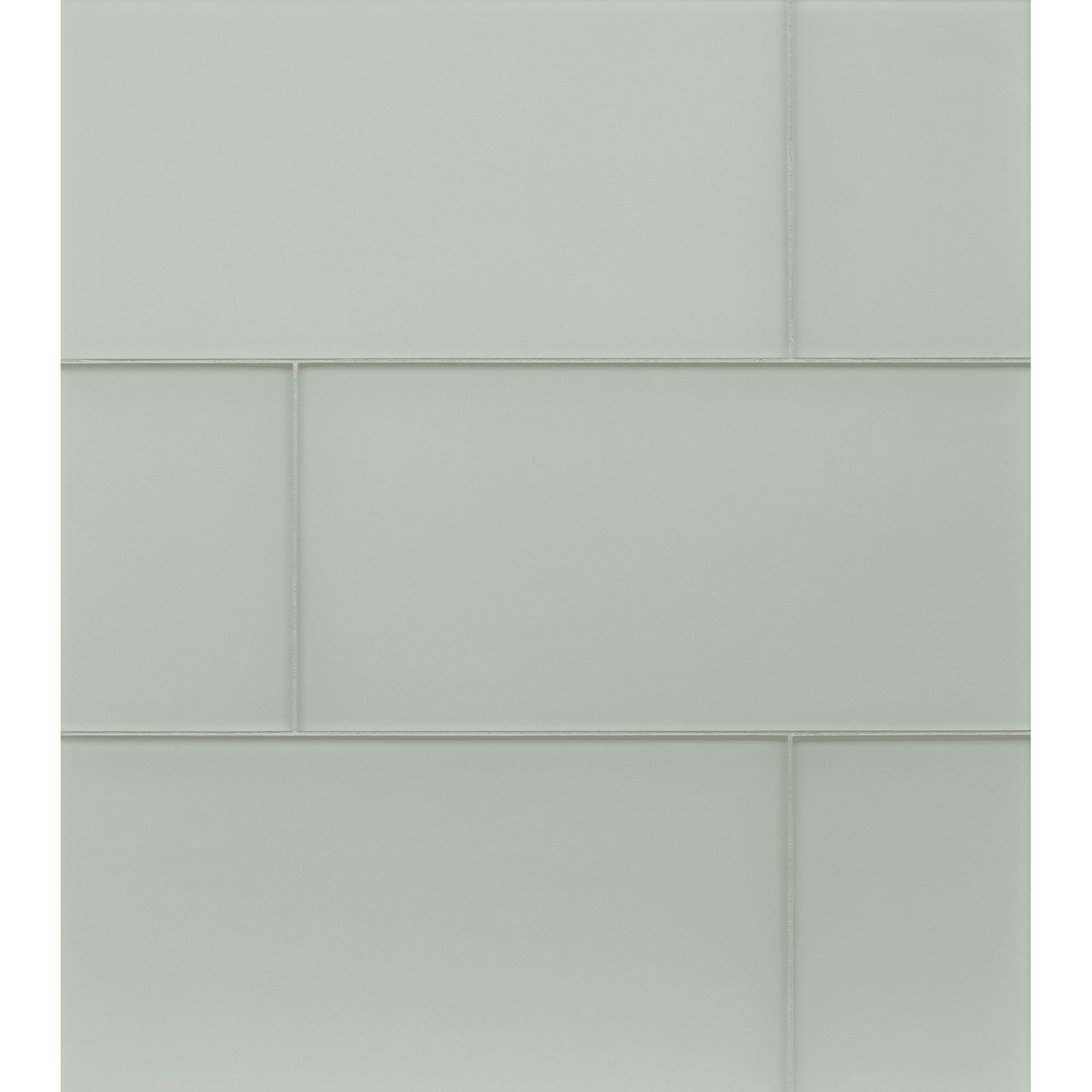TOMEI MODULES: Frost Green Rectangle Field Tile (9"x18" | silk)