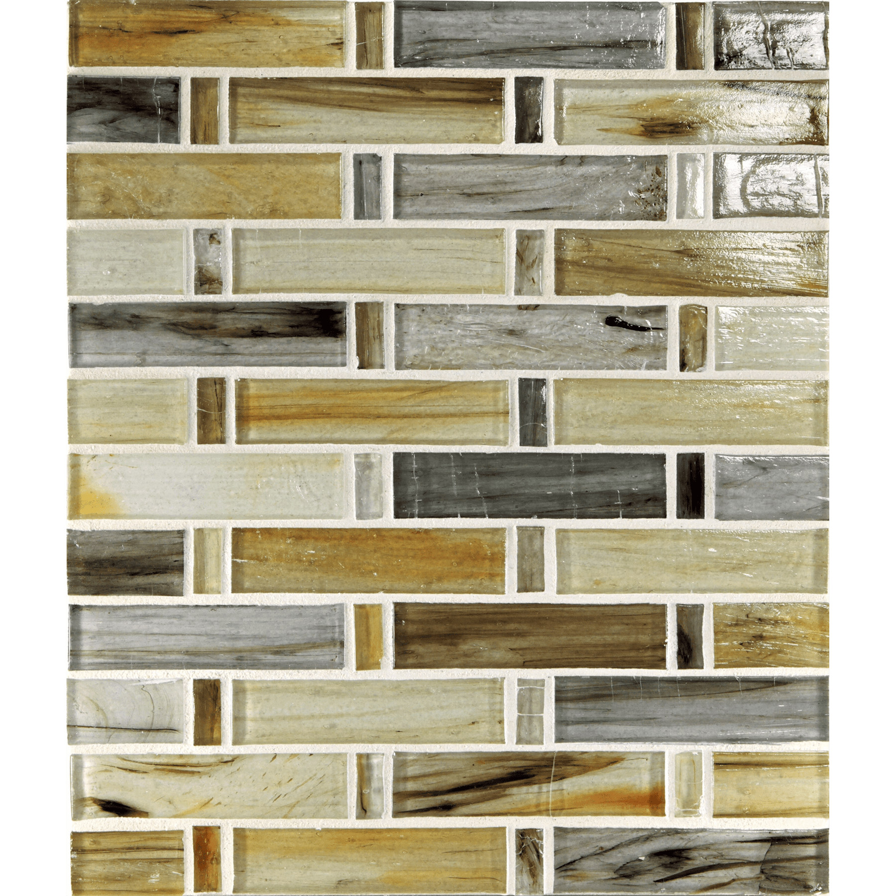 TOZEN: Indium Tresse Offset Field Mosaic (9.00"x12.50" | natural)