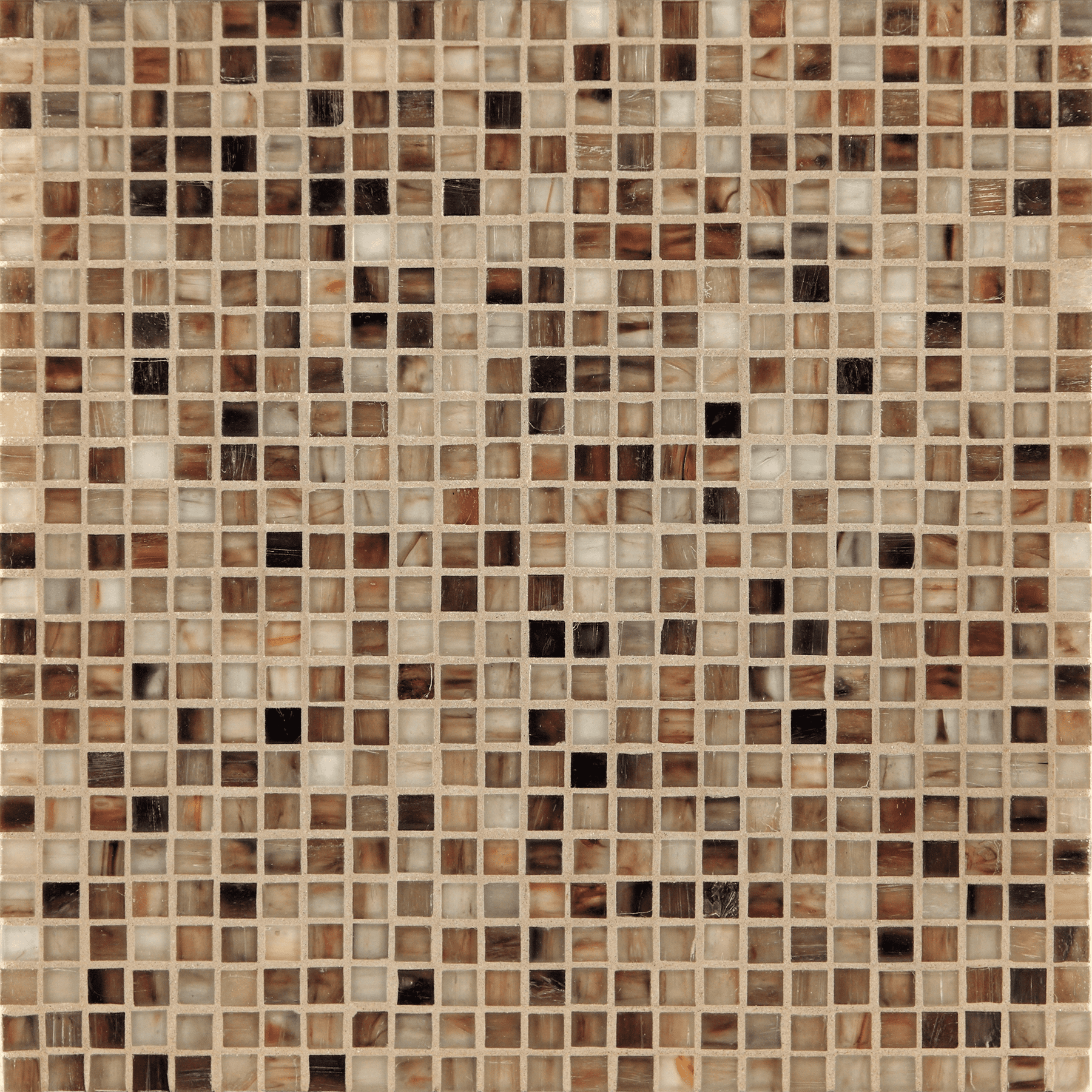 TOZEN: Lithium 0.5"x0.5" Straight Stack Field Mosaic (12.52"x12.52" | silk)