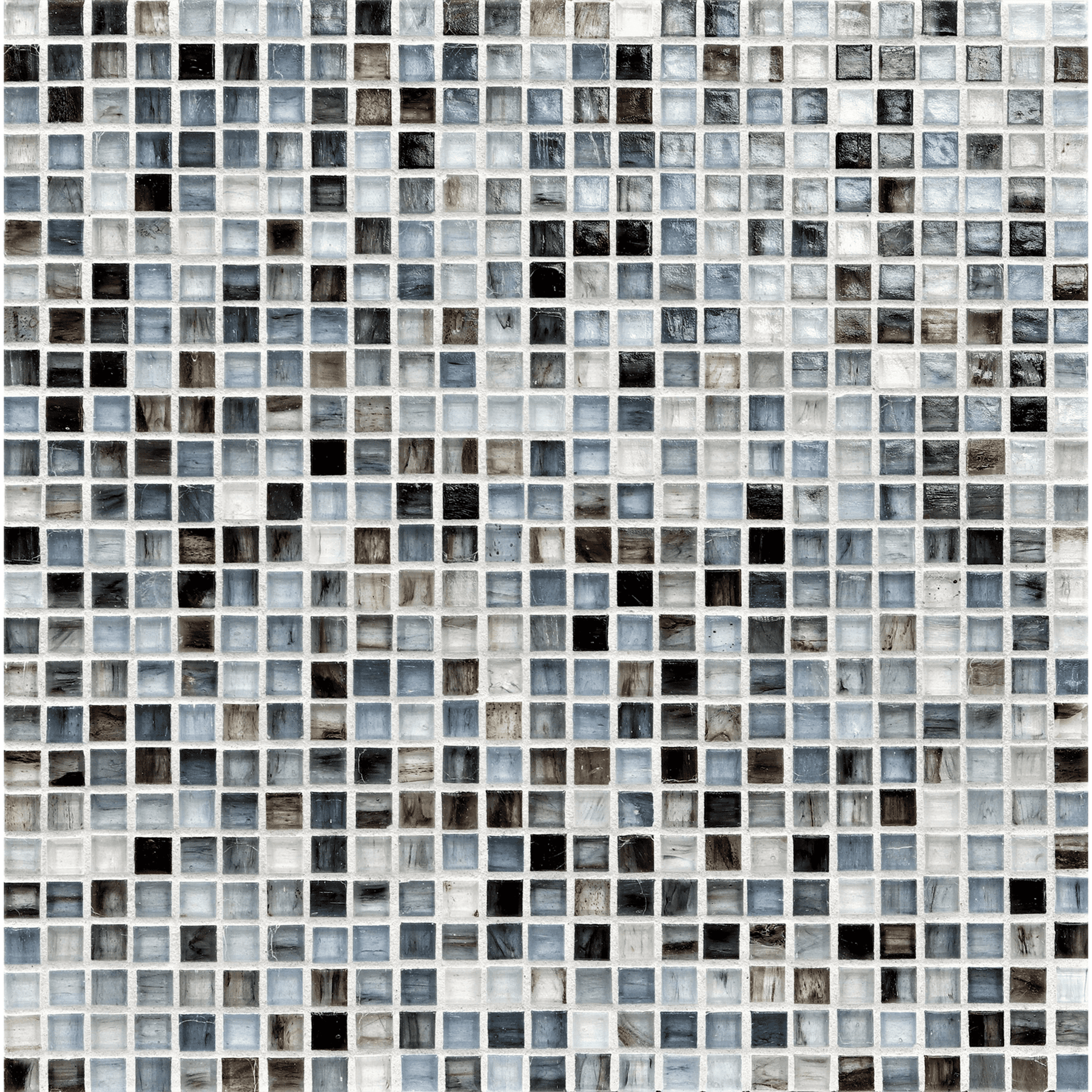 TOZEN: Oxygen 0.5"x0.5" Straight Stack Field Mosaic (12.52"x12.52" | natural)