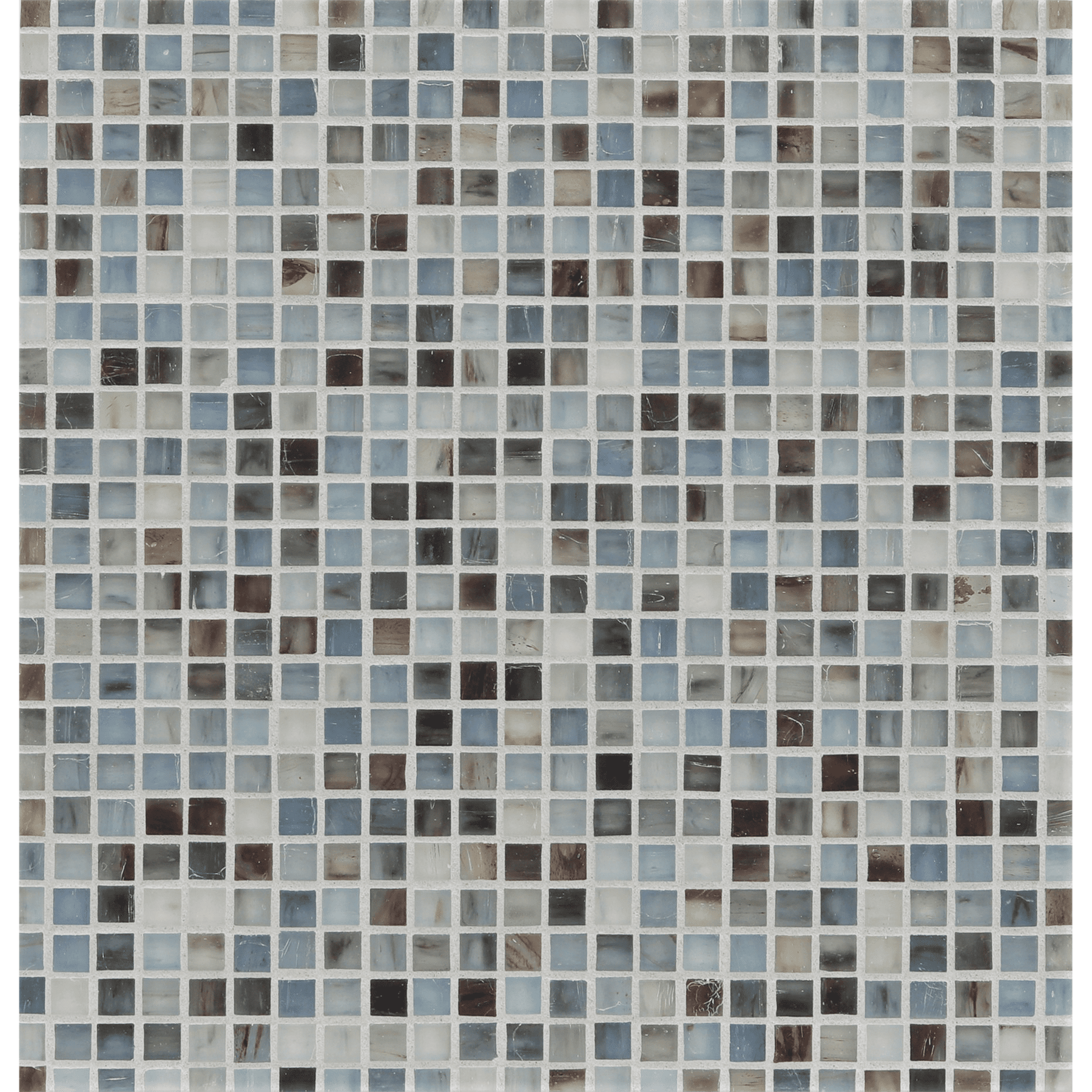 TOZEN: Oxygen 0.5"x0.5" Straight Stack Field Mosaic (12.52"x12.52" | silk)