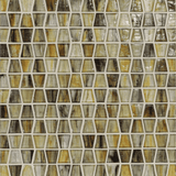 TOZEN: Tin Wings Tapered Field Mosaic (11.91"x12.50" | natural)