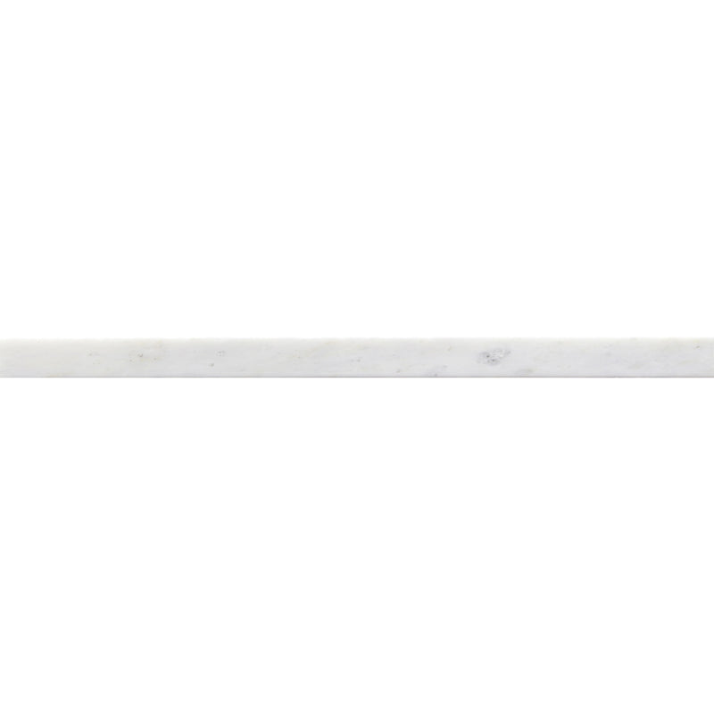 VESUVIO: Napoli White Edge Bar Liner (1/2"x12" | honed)