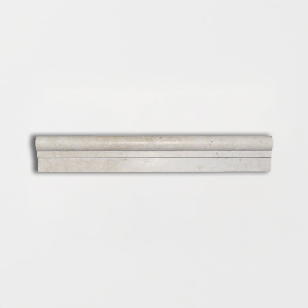 Alexander Cream Honed Ogee Limestone Moldings 2×12 Image
