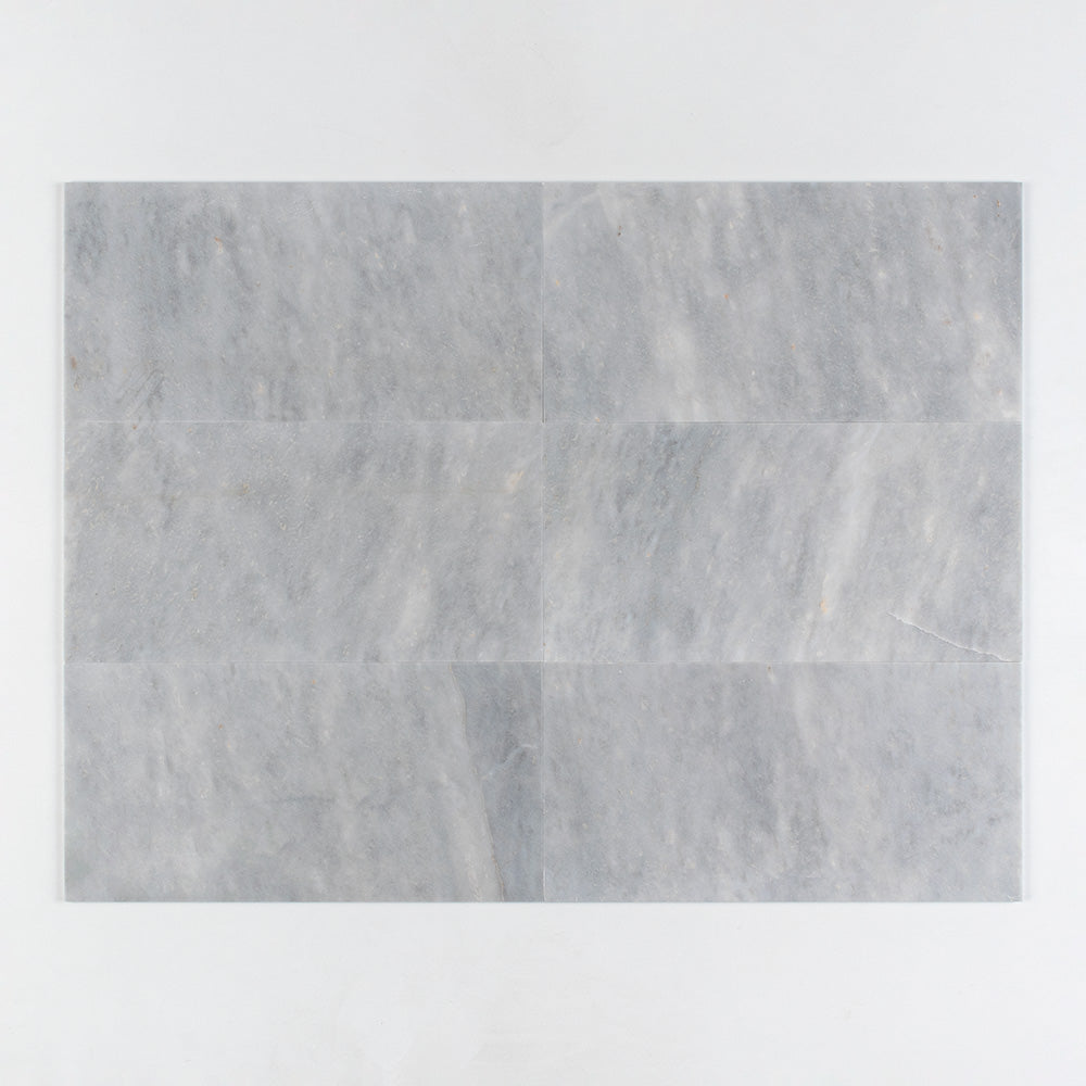 Marble Systems Allure Light Honed Marble Allure Light matte marble tile pattern swatch — available at Surface Group