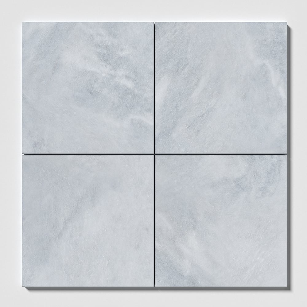 Marble Systems Allure Light Honed Marble Allure Light matte marble tile pattern swatch — available at Surface Group