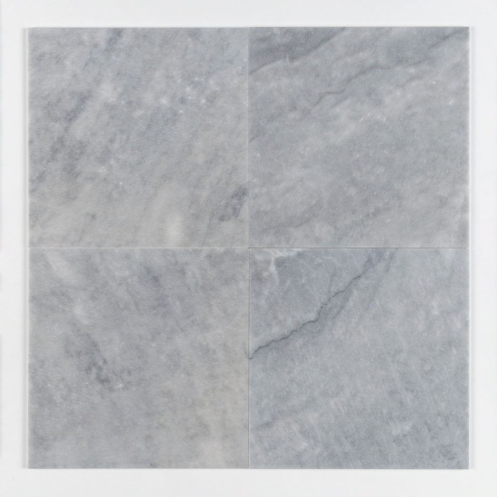 Marble Systems Allure Light Polished Marble Allure Light glossy marble tile pattern swatch — available at Surface Group