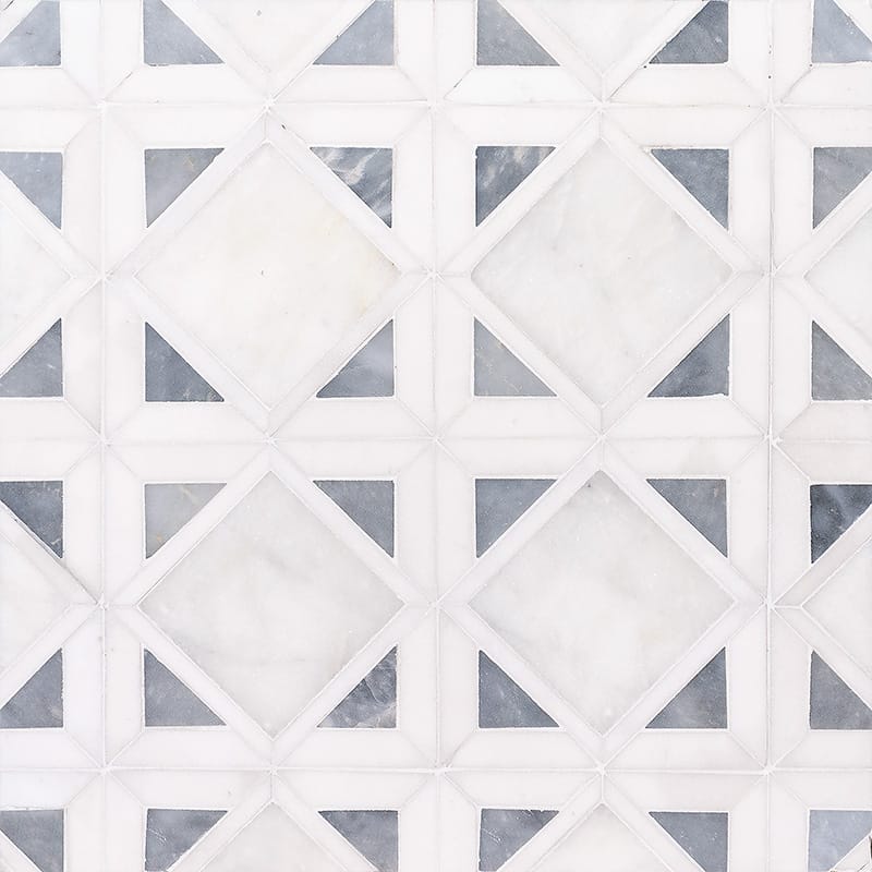 Marble Systems Allure Light Polished Marble Snow White Allure Glacier multi finish tile pattern swatch β available at