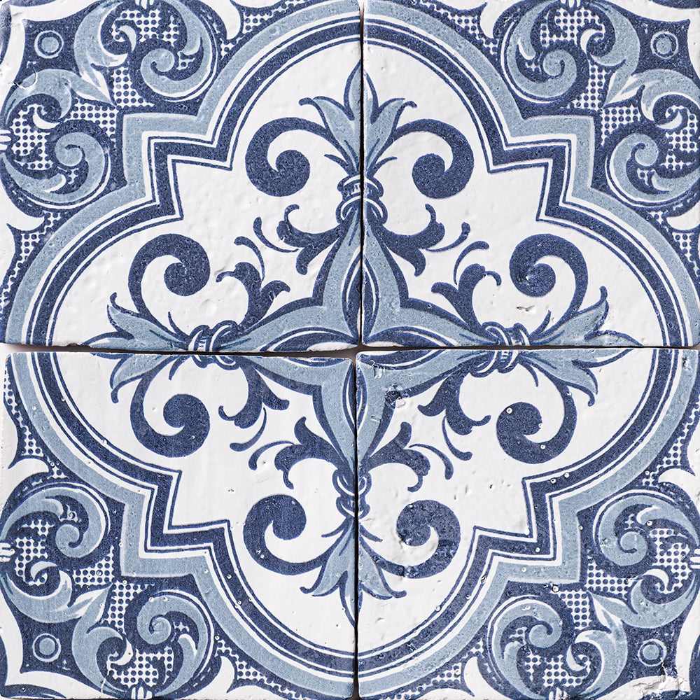 Marble Systems Antique Tile Beige, White, Gray terracotta tile pattern swatch — available at Surface Group