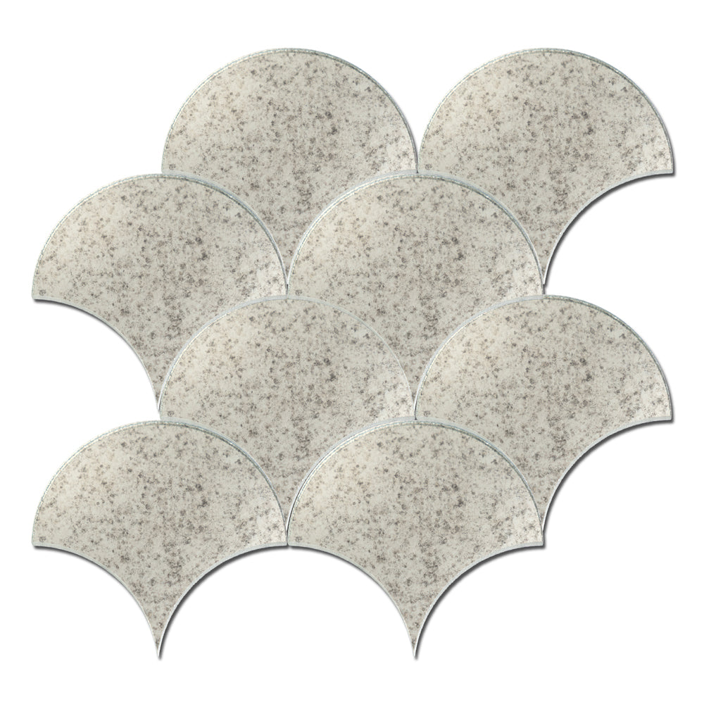 Fan Glossy Glass Mosaics 10 1/16Γ10 1/16