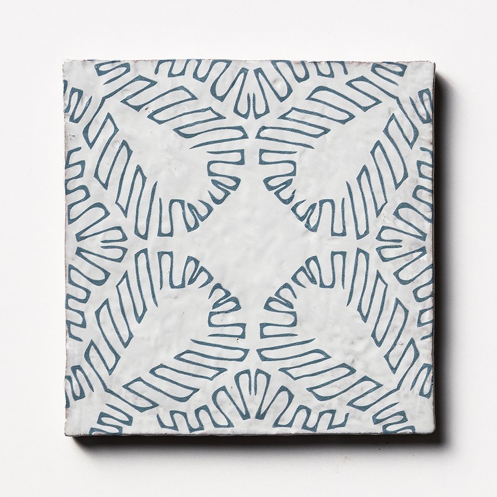 Bavi 4 Square 1/2 Glazed Terracotta Tiles 6×6
