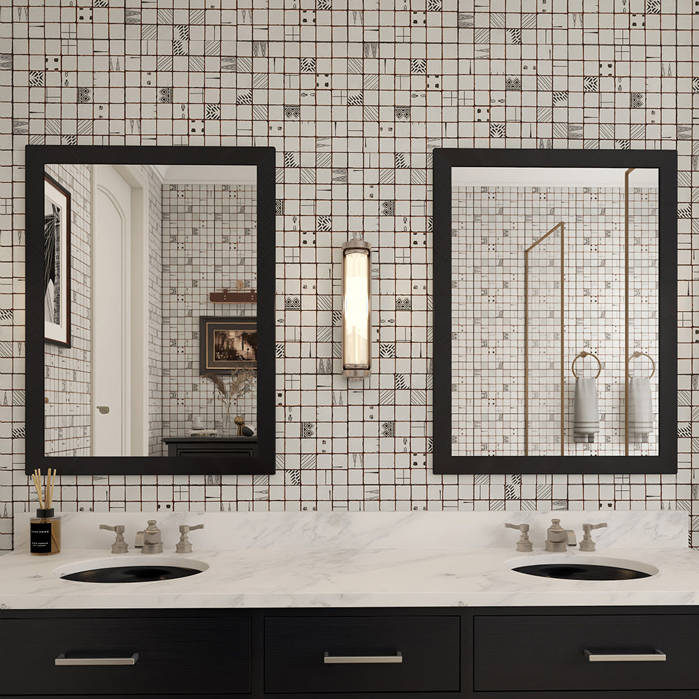 Antiqued Blend Multifinish 2×2 Glazed Terracotta Mosaics 12×12 (MS80027)