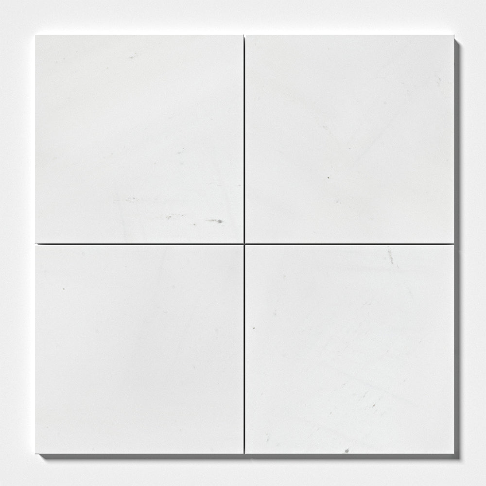 Marble Systems Aspen White Polished Marble Aspen White glossy marble tile pattern swatch β available at Surface Group