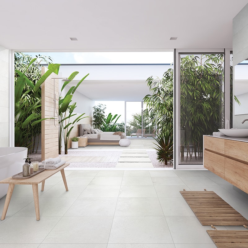 Miami White Honed Porcelain Tile 12×24 (WIS13102)