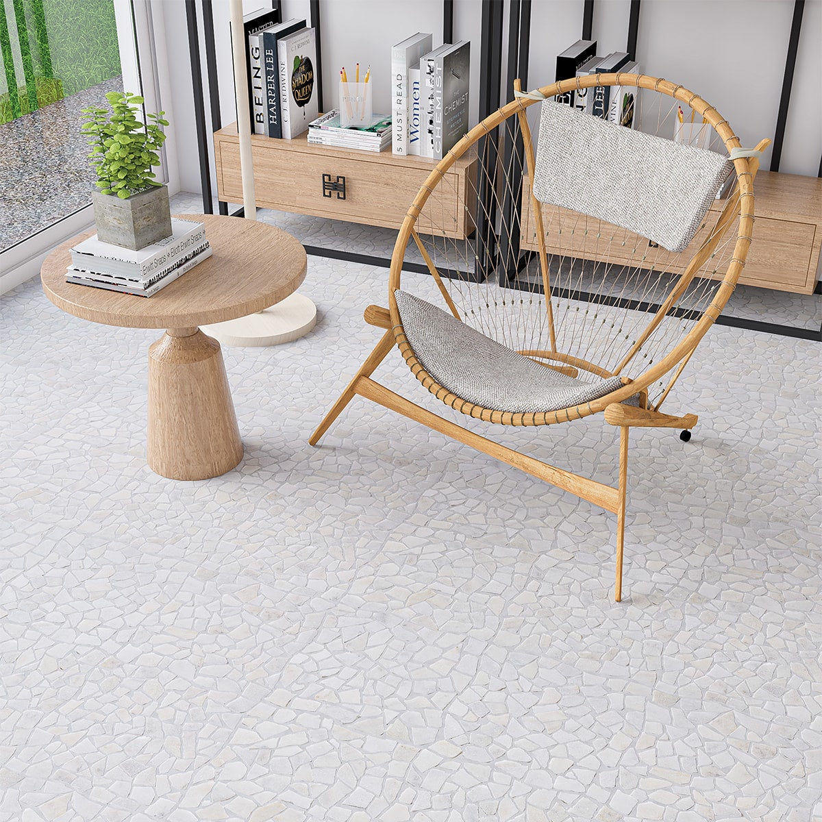 Avalon Multi Finish Palladian Marble Mosaic 12×12 (MS02284)