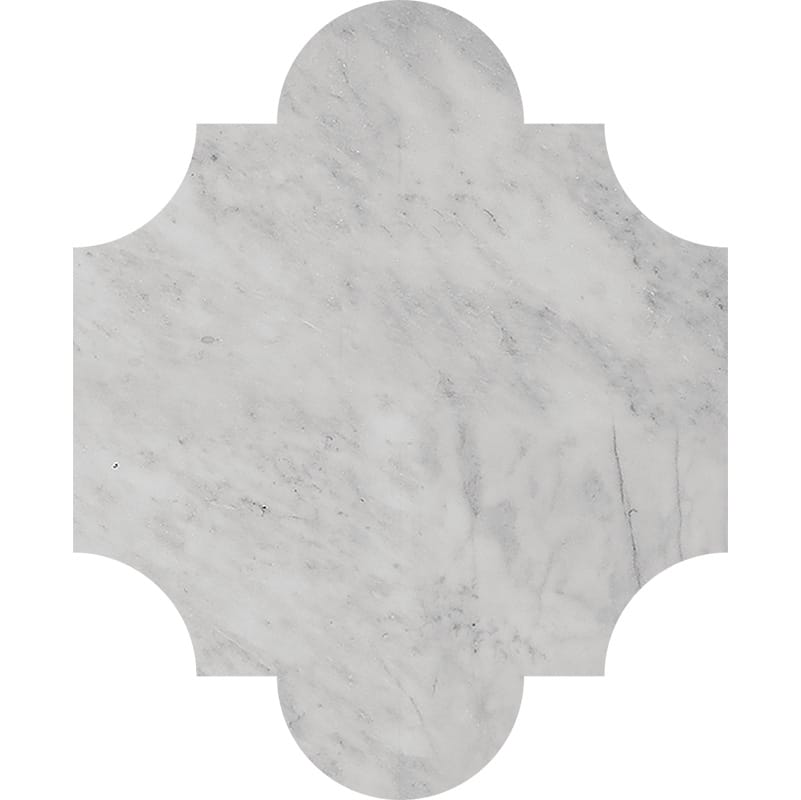 San Felipe Avenza Honed Marble Waterjet Decos 8×9 3/4 Image