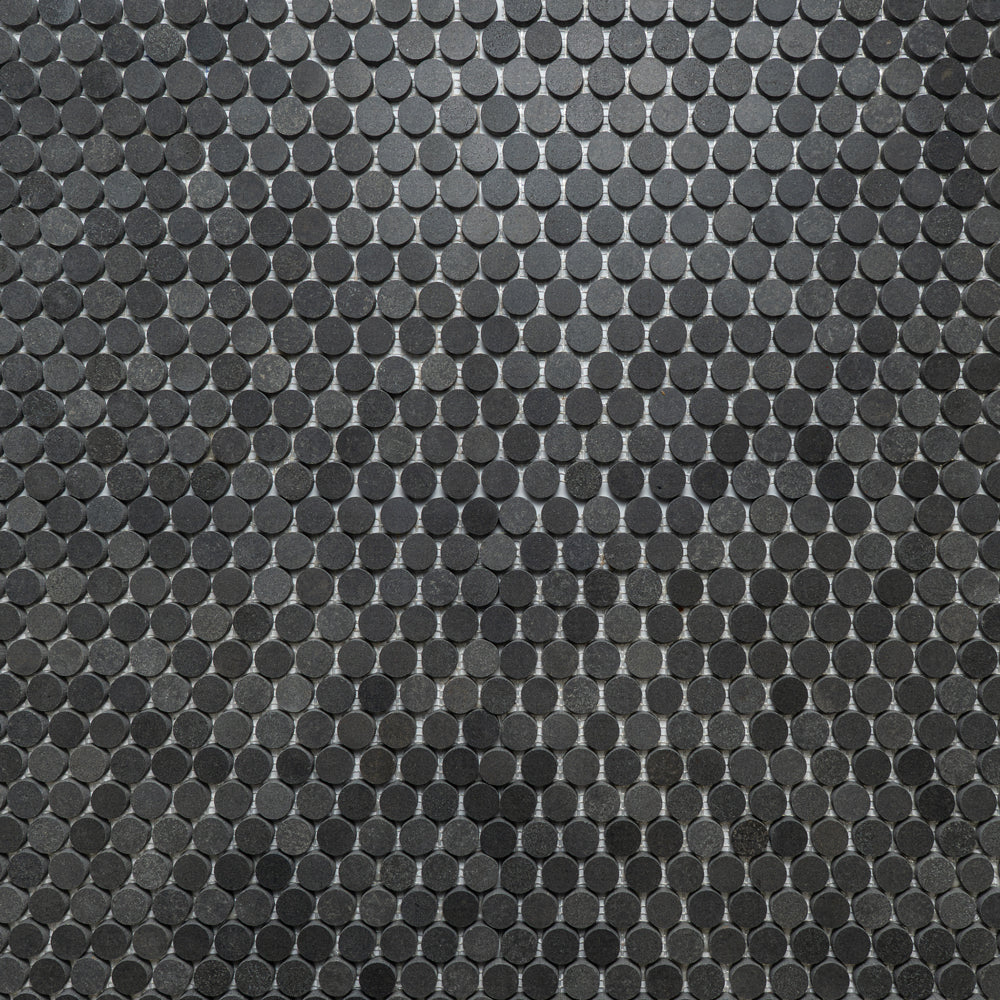 Marble Systems Basalto Stone Basalto matte basalt tile pattern swatch — available at Surface Group