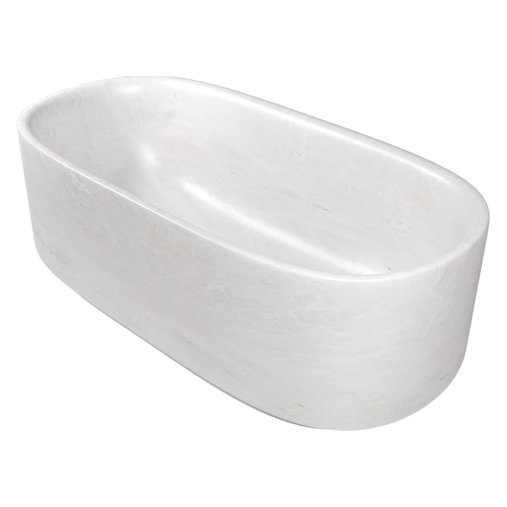 Marble Systems Marble Bath Tubs Iceberg matte marble tile close-up view — available at Surface Group