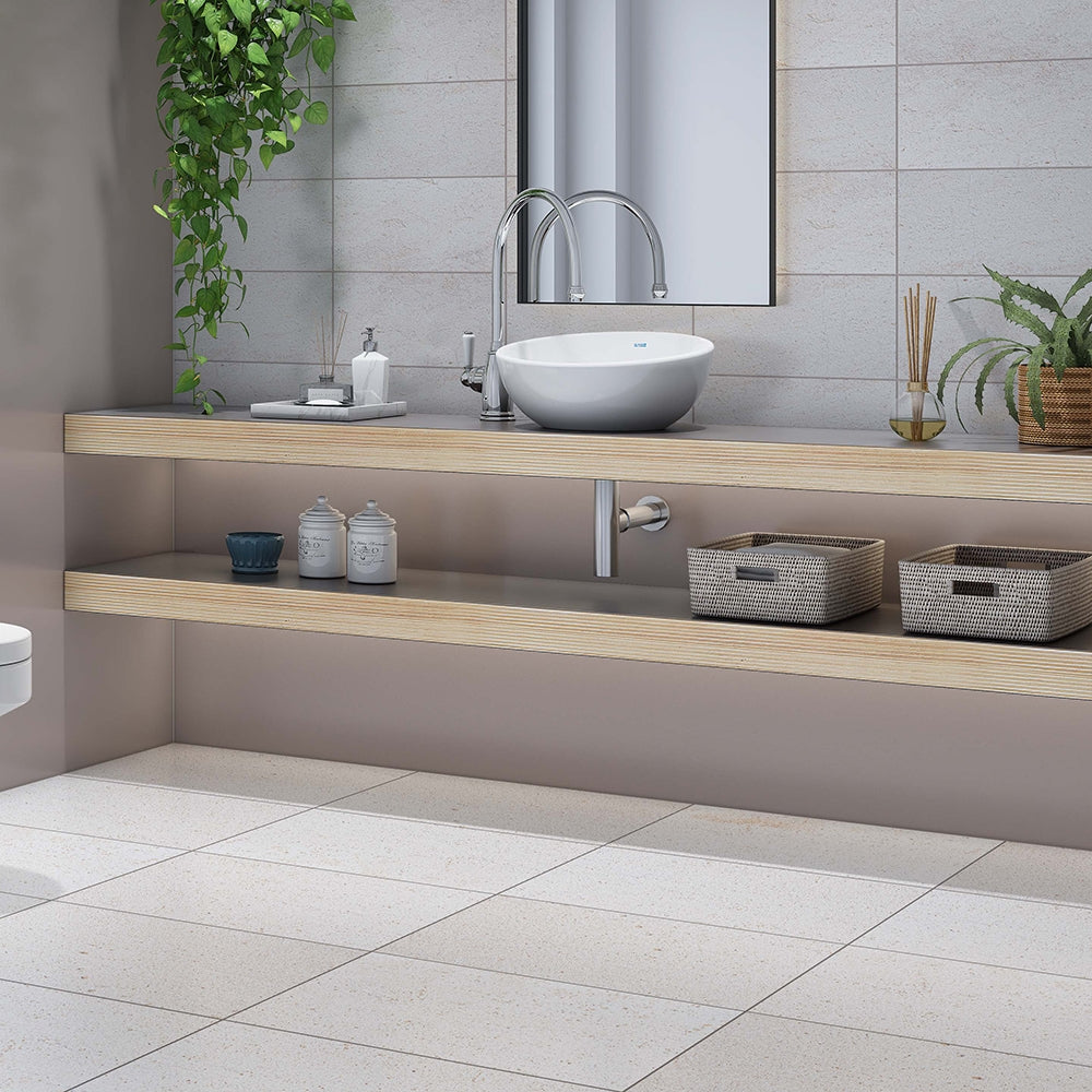 Beaumaniere Leather Limestone Tile 8Γ16 (TL19076) St Michele Leather Limestone Tile 16Γ24 (TL19078)