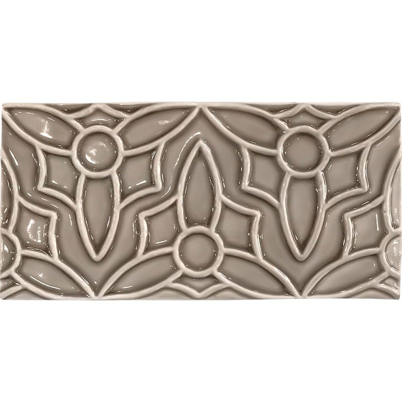 Latte Glossy Barcelona Ceramic Wall Decos 4×8 Image