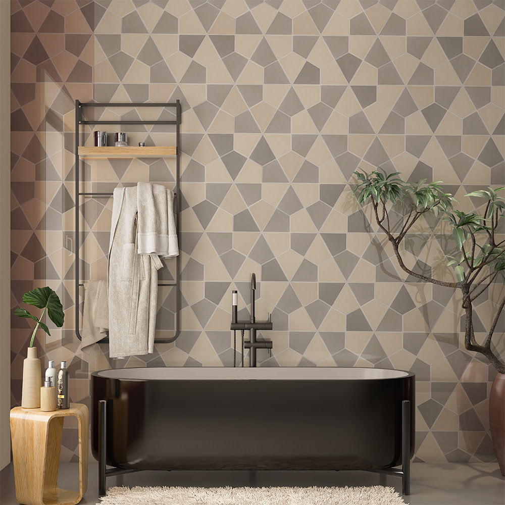 Honey Glossy Diamante Ceramic Tile 6×6 (DC00252)