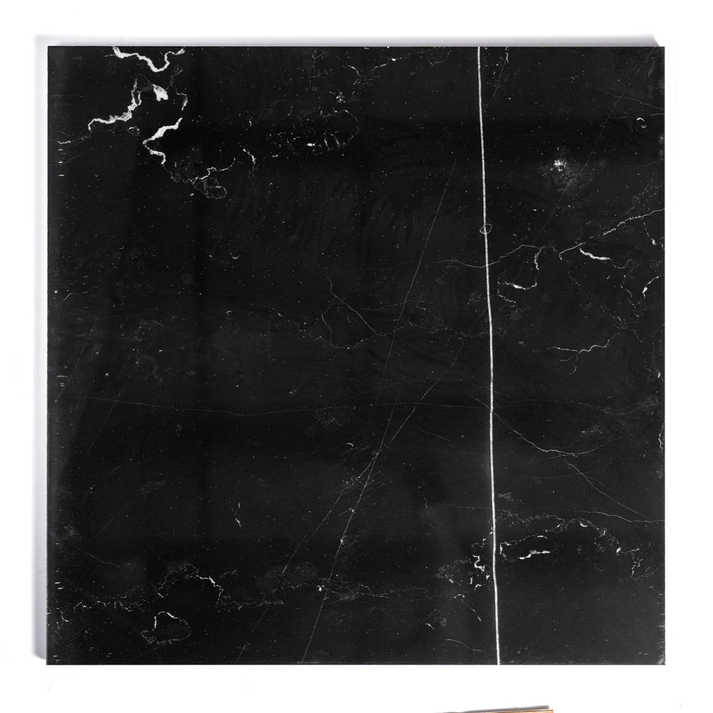 Belgium Black Polished Marble Tiles 18×18