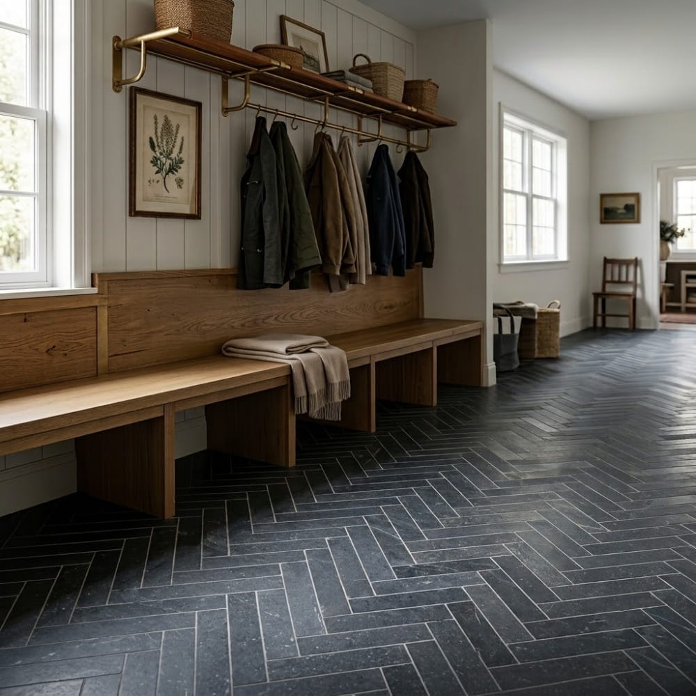 Belgium Blue Honed Subway Limestone Tiles 3×12 (TL20369)